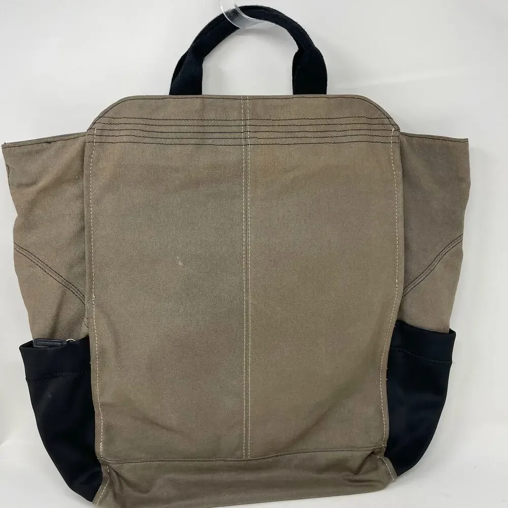 Malcolm Fontier Waxed Canvas Satchel Laptop Bag